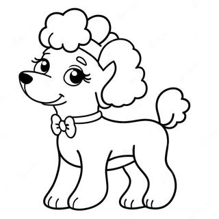 Caniche Coloriages