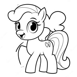 Page à colorier de Pinkie Pie | Page de coloriage Pinkie Pie