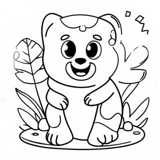 Page à colorier PNG pour enfants | Page de coloriage PNG