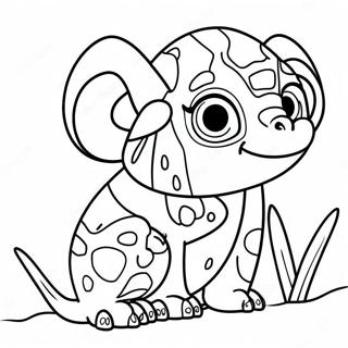 Page à colorier d'animaux PNG colorés | Page de coloriage PNG