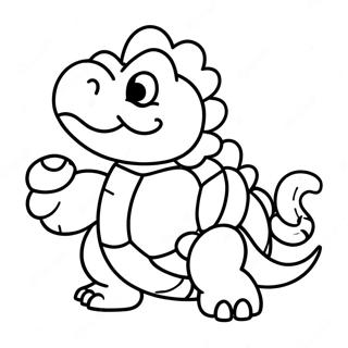 Page à colorier Koopa | Page de coloriage Koopa