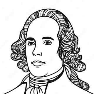 Page à colorier Hamilton | Page de coloriage Hamilton