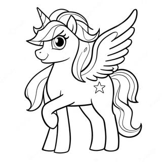 Page à colorier de la princesse Celestia | Page de coloriage Princesse Celestia