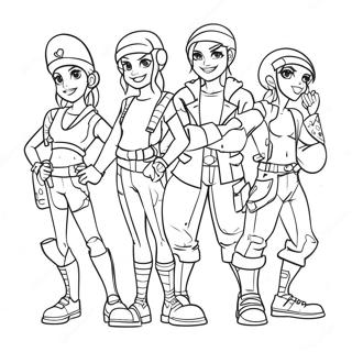 Page à colorier Krew | Page de coloriage Krew