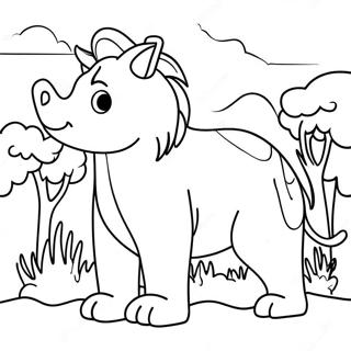 Géantes pages à colorier d'animaux | Page de coloriage Grand
