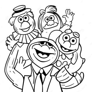 Page à colorier des Muppets | Page de coloriage Muppets
