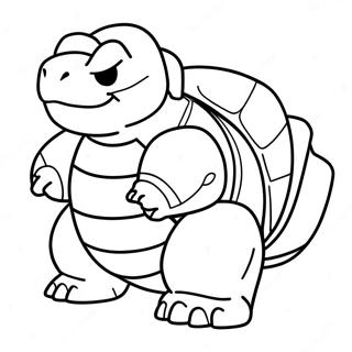 Page à colorier Blastoise | Page de coloriage Blastoise