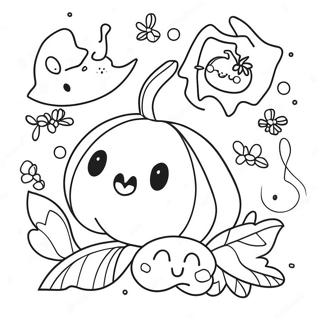 Halloween Kawaii Coloriages