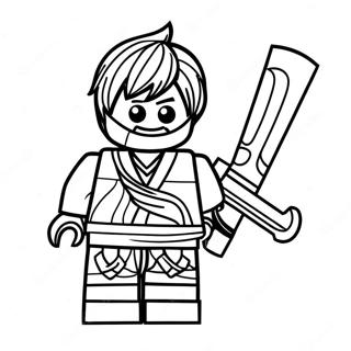 Page à colorier de Kai Ninjago | Page de coloriage Kai Ninjago