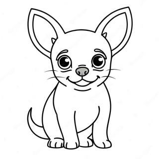Page à colorier Chihuahua | Page de coloriage Chihuahua