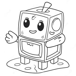 Page à colorier de Wubbox | Page de coloriage Wubbox