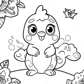 Page à colorier Hatchimal | Page de coloriage Hatchimal