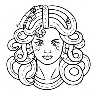 Page à colorier Méduse | Page de coloriage Méduse