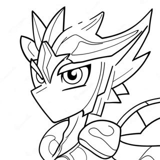 Page à colorier de YuGiOh Duel Monsters | Page de coloriage YuGiOh