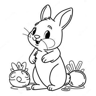 Page à colorier de Pierre Lapin | Page de coloriage Pierre Lapin