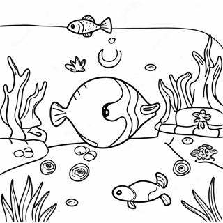 Page à colorier de l'écosystème | Page de coloriage Écosystème