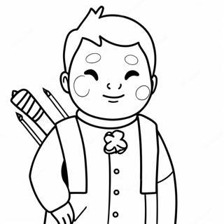 Page à colorier Arthur | Page de coloriage Arthur