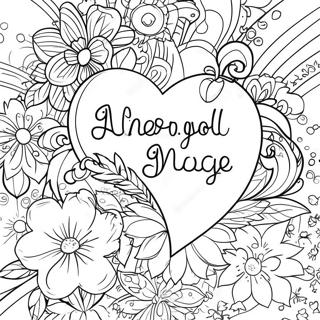 Page à colorier de verset biblique joyeux | Page de coloriage Écriture