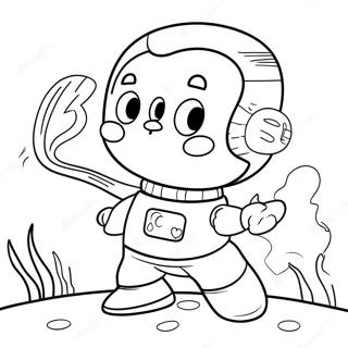 Page à colorier de test amusante | Page de coloriage Test