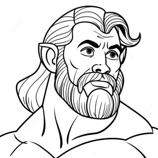 Page à colorier Hercule | Page de coloriage Hercule