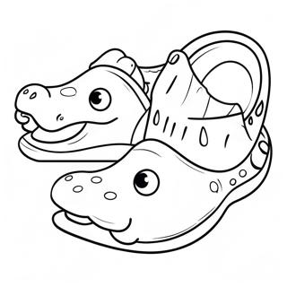 Page à colorier Crocs | Page de coloriage Crocs