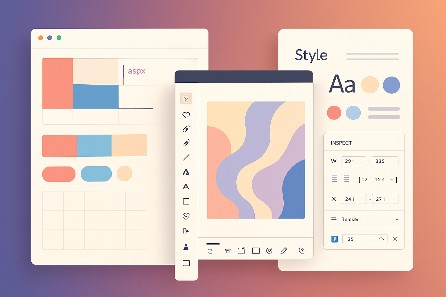 Comment les outils d'interface aident à créer des graphismes prêts pour les fonds d'écran
