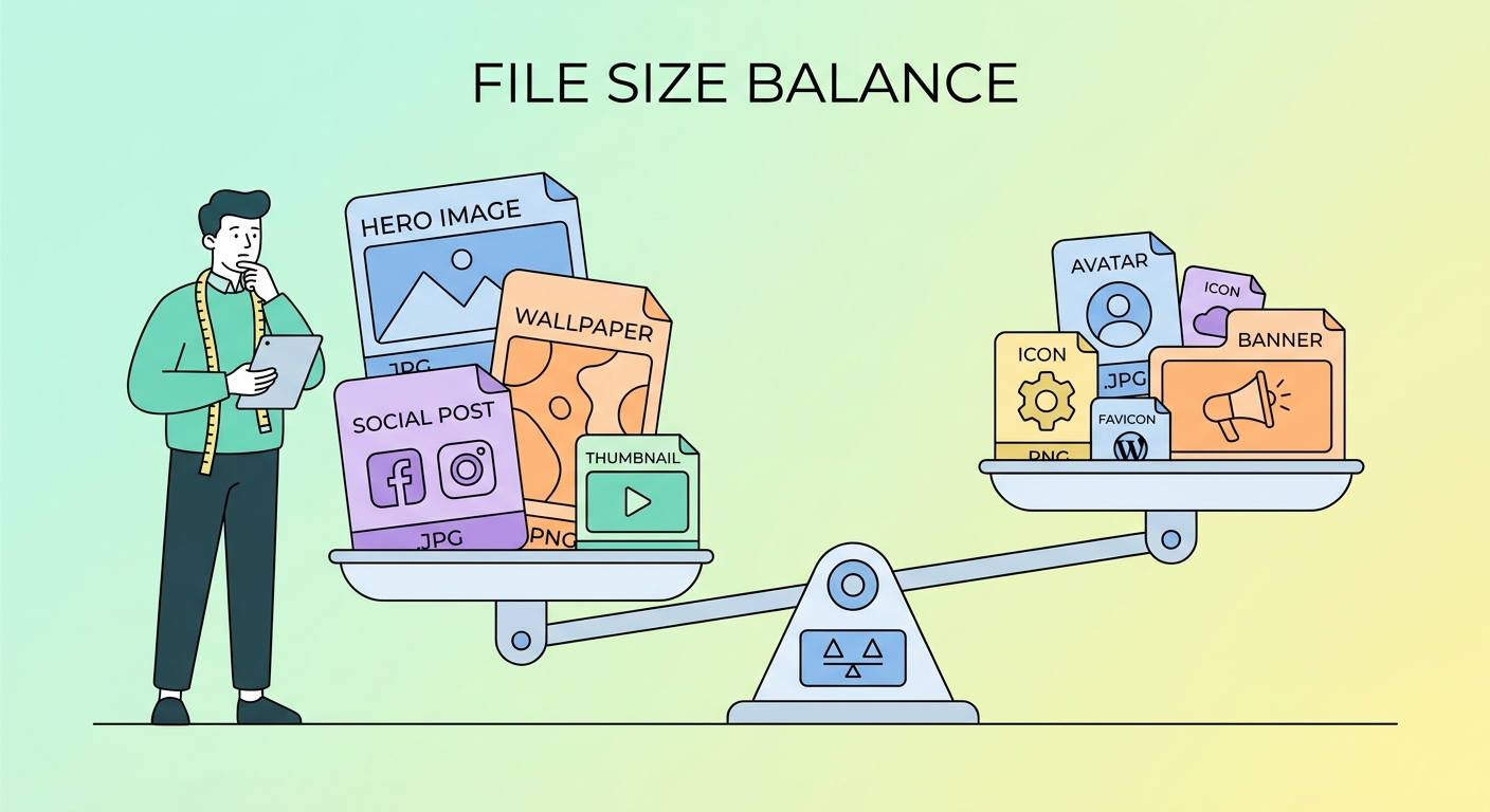 Le guide ultime des tailles de fichiers image