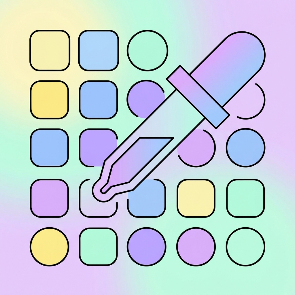 Outils de couleur illustration des outils