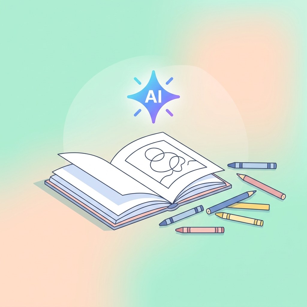 Outils de coloriage illustration