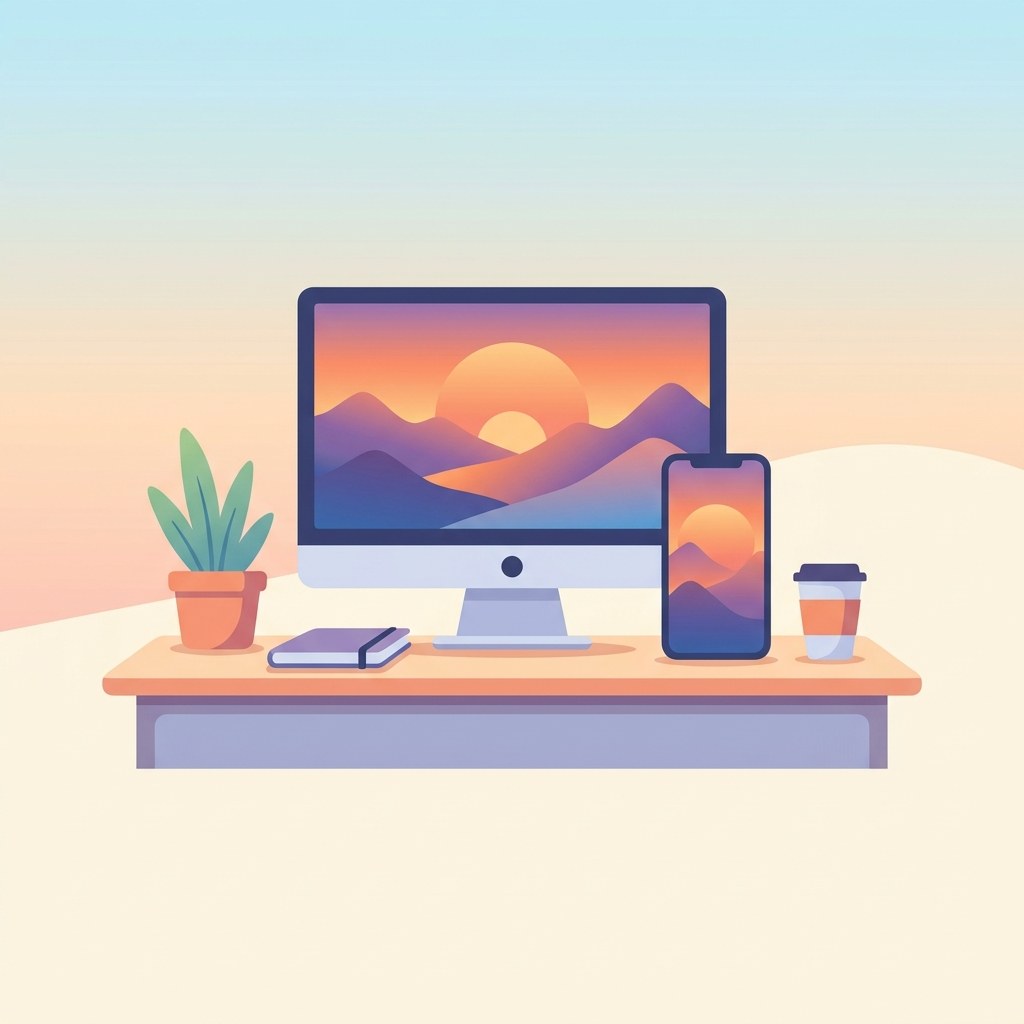 Outils pour fonds d'écran illustration